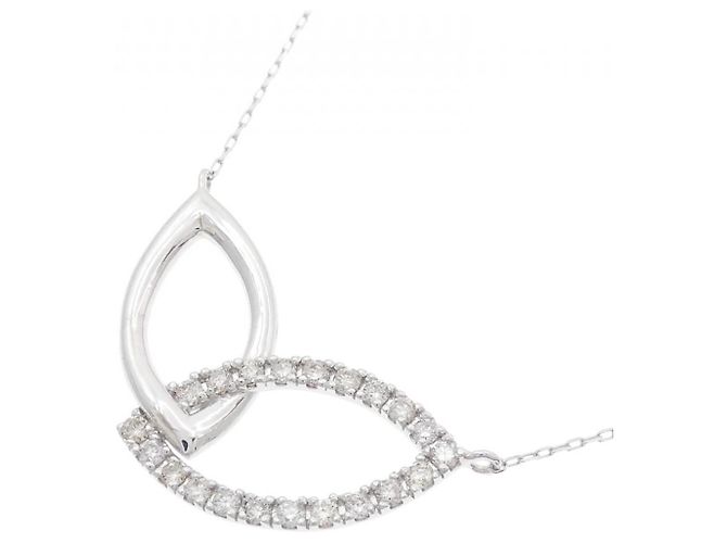 Autre Marque Collana con diamanti Au750 Argento - vista 3
