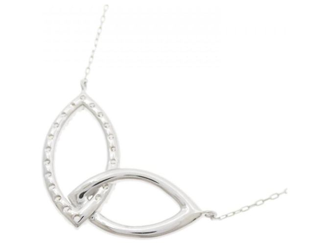 Autre Marque Collana con diamanti Au750 Argento - vista 4