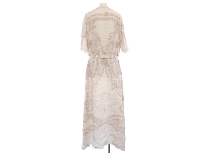 Vestido de seda Hermès 5E0579D138 Rosa - vista 2