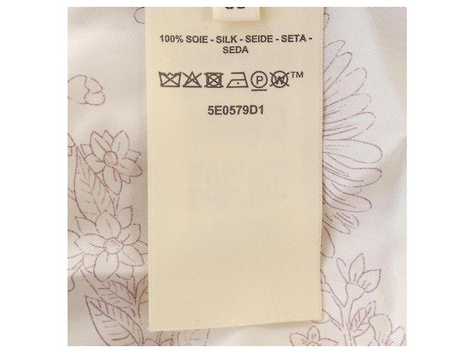 Vestido de seda Hermès 5E0579D138 Rosa - vista 3