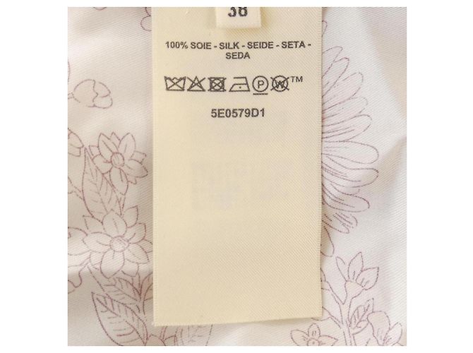 Vestido de seda Hermès 5E0579D138 Rosa - vista 5
