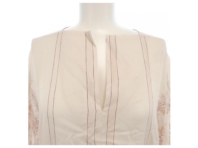 Vestido de seda Hermès 5E0579D138 Rosa - vista 6