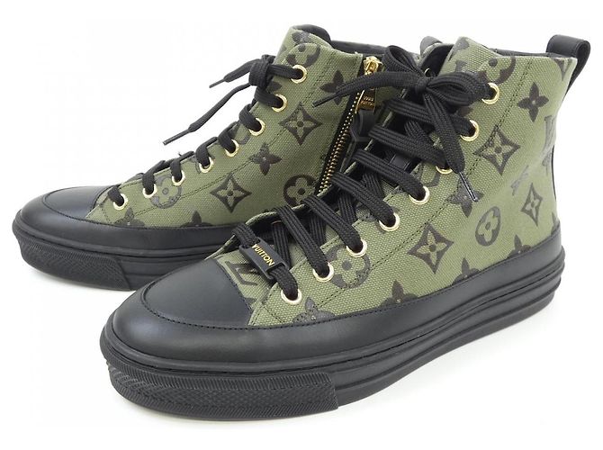 Sneakers Louis Vuitton Stellar Verde - vista 3