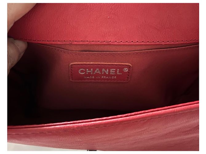 Chanel Boy Medium Limitierte Auflage Rot - Ansicht 16