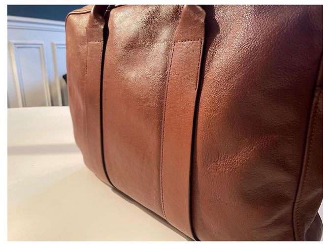 LONGCHAMP 3D Document Holder with Shoulder Strap Caramel - view 5