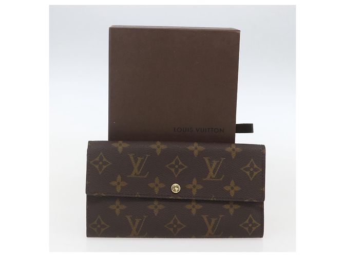 LOUIS VUITTON Monogram Portafoglio Lungo Sarah M60531 LV Auth ki6406 Monogramma - vista 12