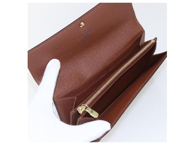 LOUIS VUITTON Monogram Portafoglio Lungo Sarah M60531 LV Auth ki6406 Monogramma - vista 8