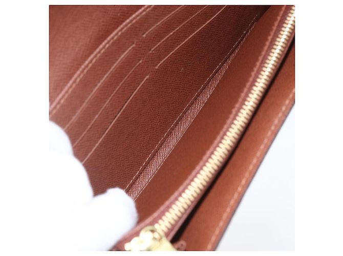 LOUIS VUITTON Monogram Portafoglio Lungo Sarah M60531 LV Auth ki6406 Monogramma - vista 9