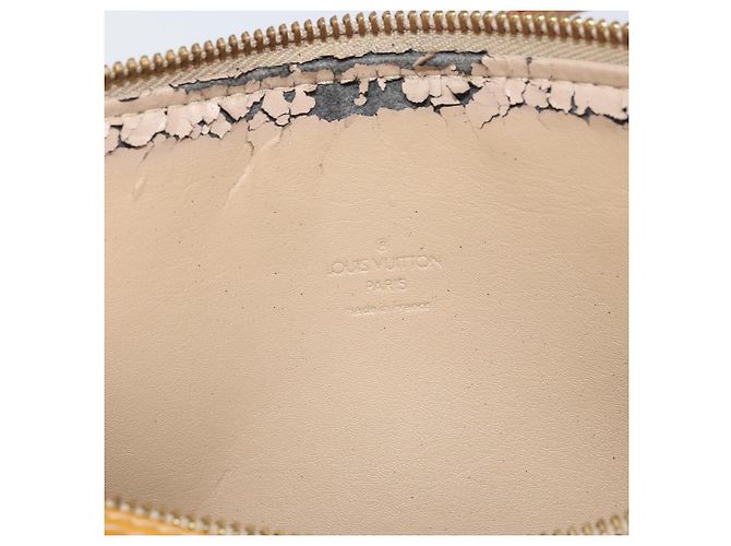 LOUIS VUITTON Borsa a Mano Monogram Vernis Bedford Beige M91006 LV Auth 169229 - vista 10