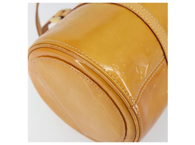 LOUIS VUITTON Borsa a Mano Monogram Vernis Bedford Beige M91006 LV Auth 169229 - vista 15