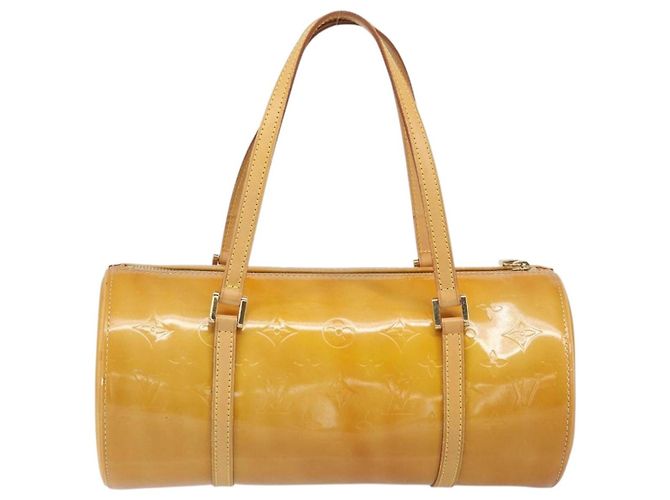 LOUIS VUITTON Borsa a Mano Monogram Vernis Bedford Beige M91006 LV Auth 169229 - vista 2