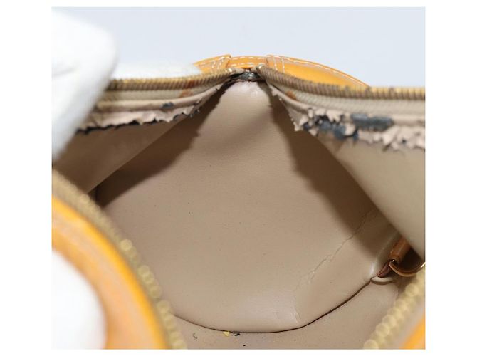 LOUIS VUITTON Borsa a Mano Monogram Vernis Bedford Beige M91006 LV Auth 169229 - vista 20