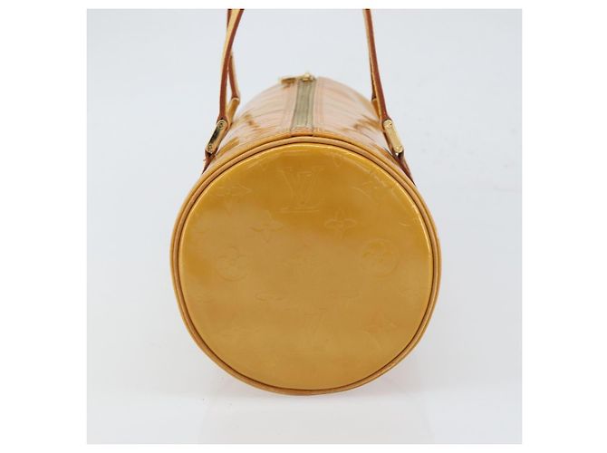 LOUIS VUITTON Borsa a Mano Monogram Vernis Bedford Beige M91006 LV Auth 169229 - vista 3