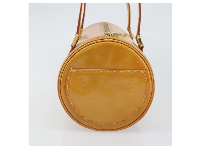 LOUIS VUITTON Borsa a Mano Monogram Vernis Bedford Beige M91006 LV Auth 169229 - vista 4
