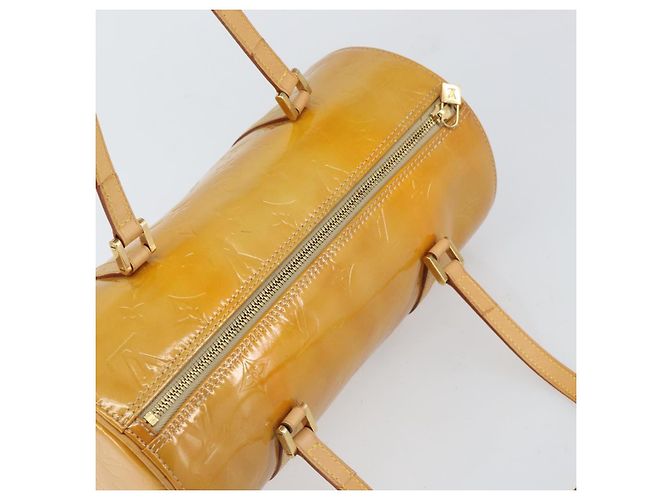 LOUIS VUITTON Borsa a Mano Monogram Vernis Bedford Beige M91006 LV Auth 169229 - vista 6