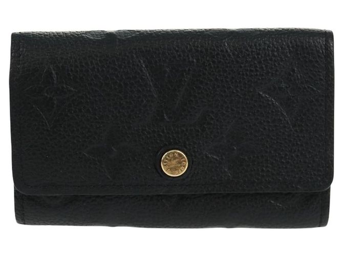 LOUIS VUITTON Monogram Empreinte Multicles 6 Key Case Black M64421 Auth 168814V - view 13