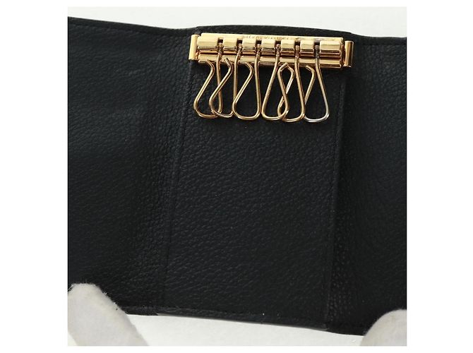 LOUIS VUITTON Monogram Empreinte Multicles 6 Key Case Black M64421 Auth 168814V - view 19