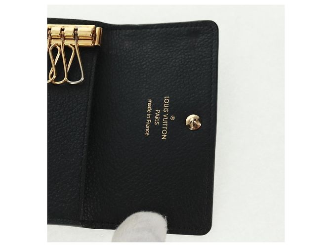 LOUIS VUITTON Monogram Empreinte Multicles 6 Key Case Black M64421 Auth 168814V - view 20