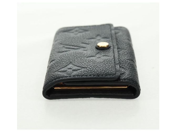 LOUIS VUITTON Monogram Empreinte Multicles 6 Key Case Black M64421 Auth 168814V - view 3