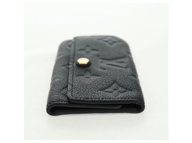 LOUIS VUITTON Monogram Empreinte Multicles 6 Key Case Black M64421 Auth 168814V - view 4