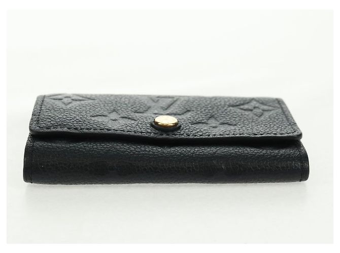 LOUIS VUITTON Monogram Empreinte Multicles 6 Key Case Black M64421 Auth 168814V - view 6