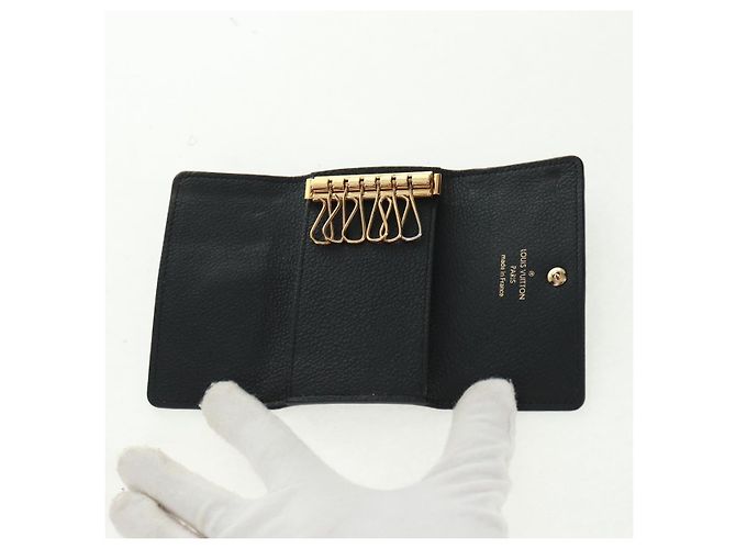 LOUIS VUITTON Monogram Empreinte Multicles 6 Key Case Black M64421 Auth 168814V - view 8