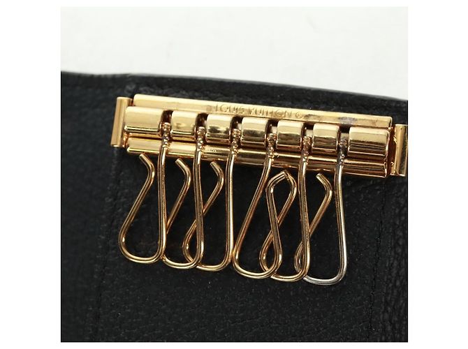 LOUIS VUITTON Monogram Empreinte Multicles 6 Key Case Black M64421 Auth 168814V - view 9