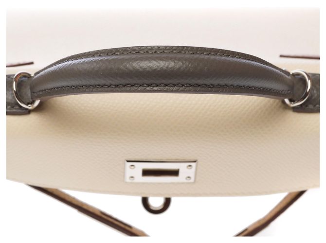 Hermès Bolso HERMES Kelly Mini en Cuero Beige - 103281 - vista 10