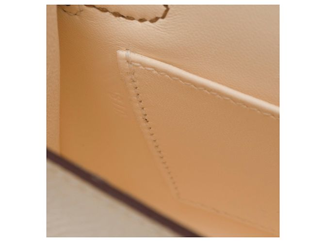 Hermès Bolso HERMES Kelly Mini en Cuero Beige - 103281 - vista 8