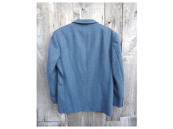 Autre Marque Accent Tweedjacke Blau Größe 50 - Ansicht 2