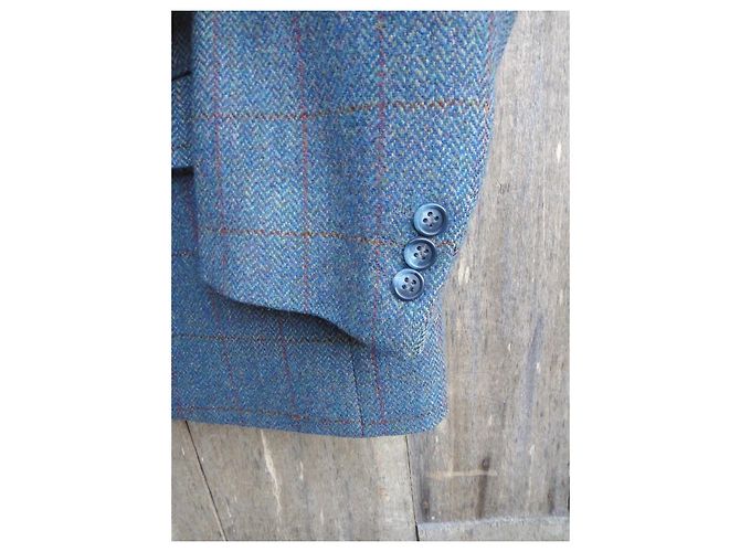 Autre Marque Accent Tweedjacke Blau Größe 50 - Ansicht 3