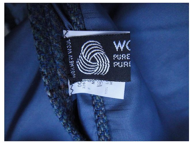 Autre Marque Accent Tweedjacke Blau Größe 50 - Ansicht 4