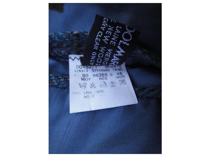 Autre Marque Accent Tweedjacke Blau Größe 50 - Ansicht 6