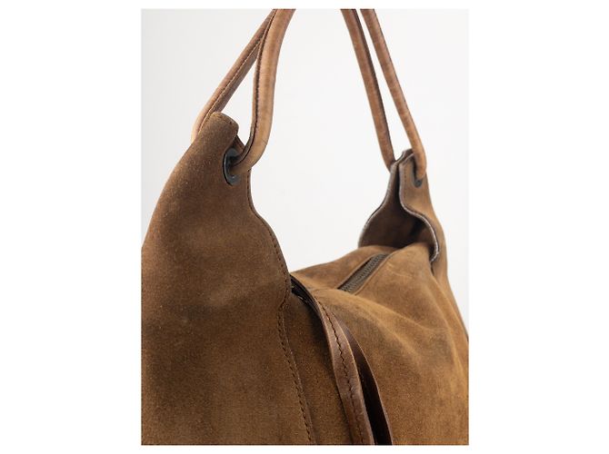 Borsa hobo in suede Gucci di Tom Ford degli anni 2000 - vista 10