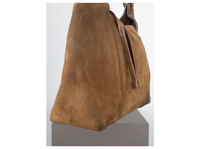 Borsa hobo in suede Gucci di Tom Ford degli anni 2000 - vista 8