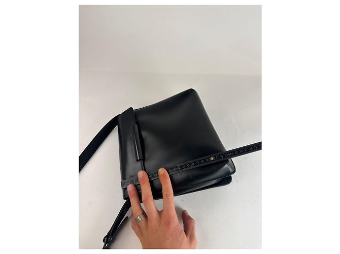 Vintage Givenchy Lederhandtasche schwarz - Ansicht 13