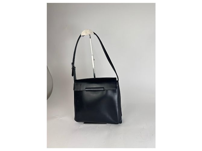 Vintage Givenchy Lederhandtasche schwarz - Ansicht 15