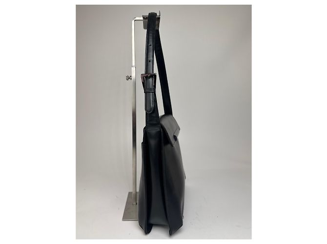 Vintage Givenchy Lederhandtasche schwarz - Ansicht 7