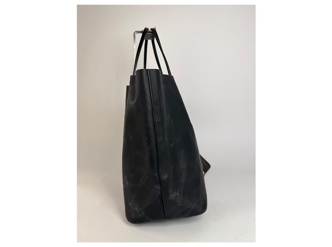 Vintage Givenchy Antigona Leder Tote Bag Schwarz Abstrakt - Ansicht 8