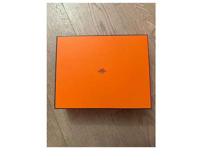 Sandali Hermès Oran in Lucertola Nera Nero - vista 11