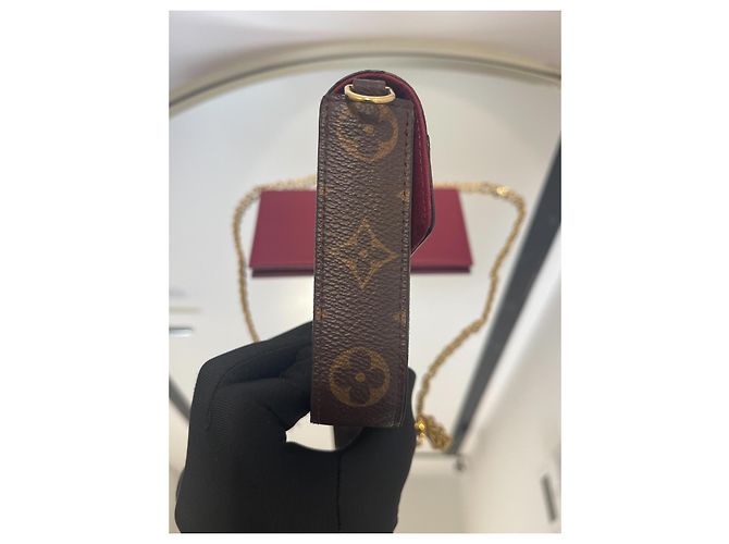 Pochette Félicie Louis Vuitton – Perfetta per Sera e Quotidiano Marrone - vista 14