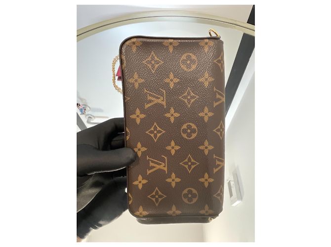 Pochette Félicie Louis Vuitton – Perfetta per Sera e Quotidiano Marrone - vista 17