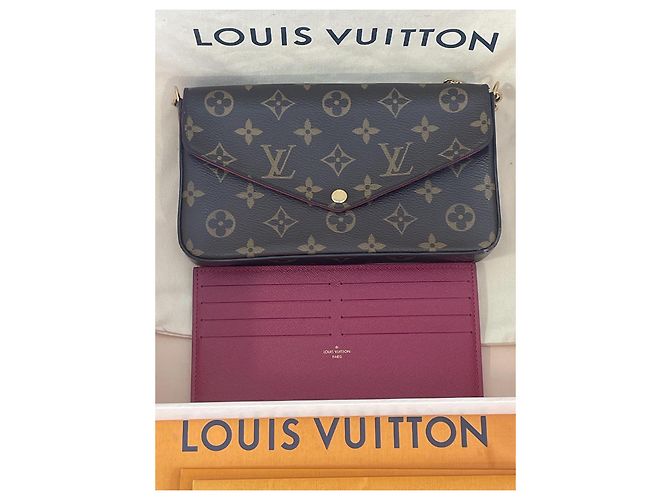 Pochette Félicie Louis Vuitton – Perfetta per Sera e Quotidiano Marrone - vista 2