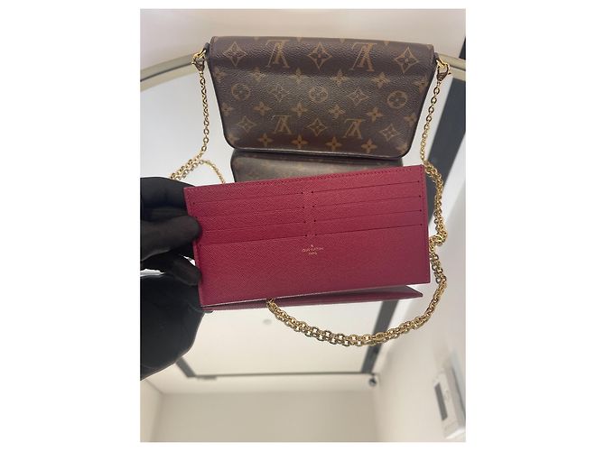 Pochette Félicie Louis Vuitton – Perfetta per Sera e Quotidiano Marrone - vista 5