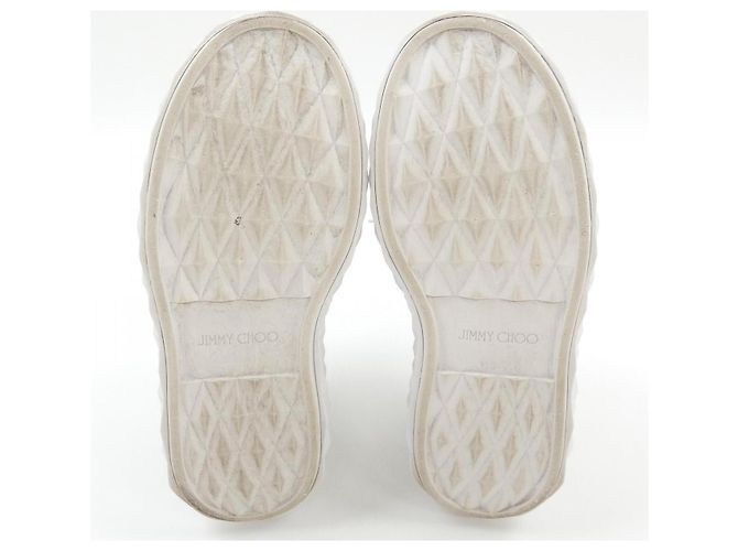 Sneakers MAXI F DIAMOND LIGHT di Jimmy Choo Argento - vista 4
