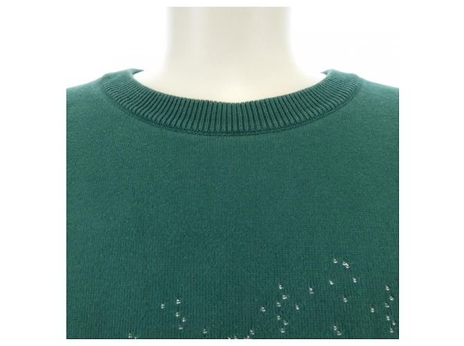 Top de punto Louis Vuitton Verde - vista 5