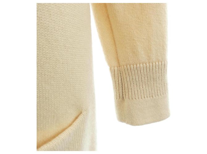 Cardigan largo de cachemira Hermès Beige - vista 6