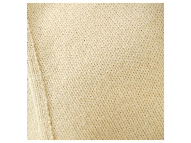Cardigan largo de cachemira Hermès Beige - vista 7