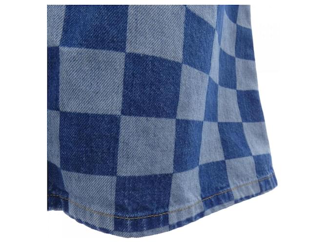 Falda Louis Vuitton Azul - vista 6