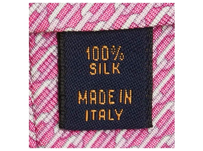 Louis Vuitton Silk Tie Pink - view 7